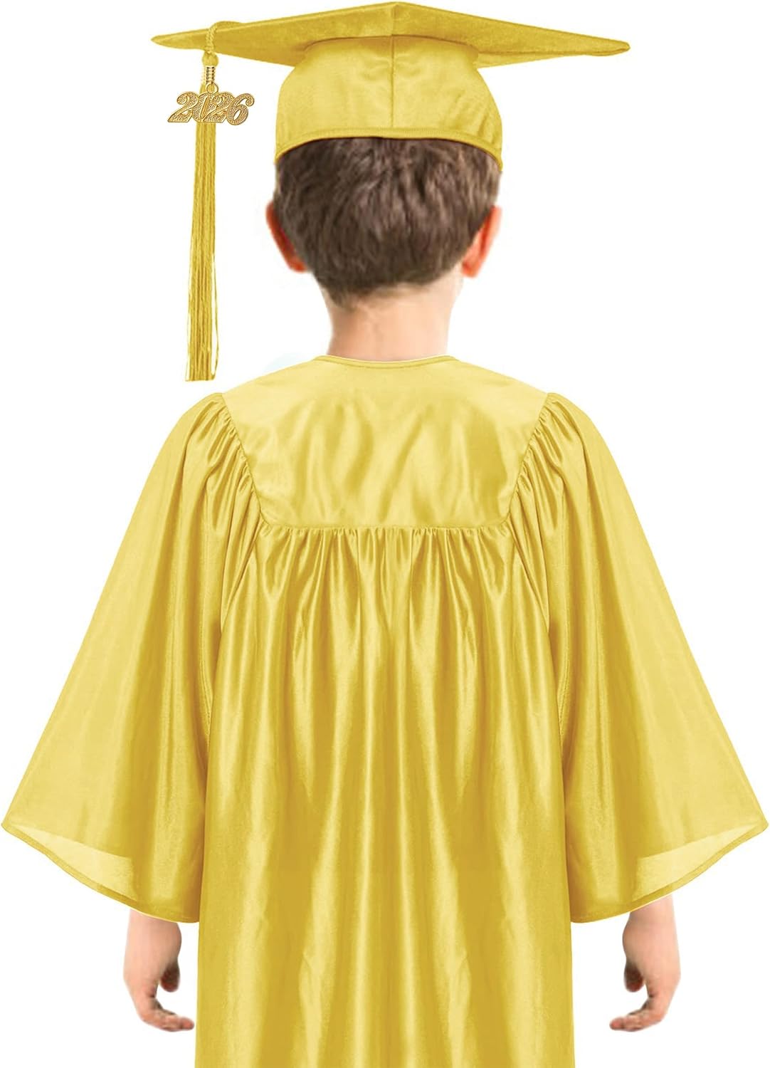 Dlala Preschool and Kindergarten Graduation Cap Gown Stole Package 2026 Tassel Set for Kids, Certificate
