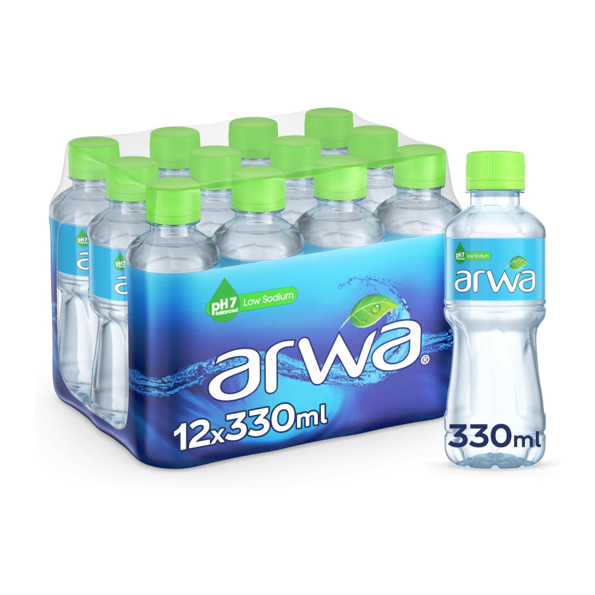 Arwa, Bottled Drinking Water 330 ml Pack of 12