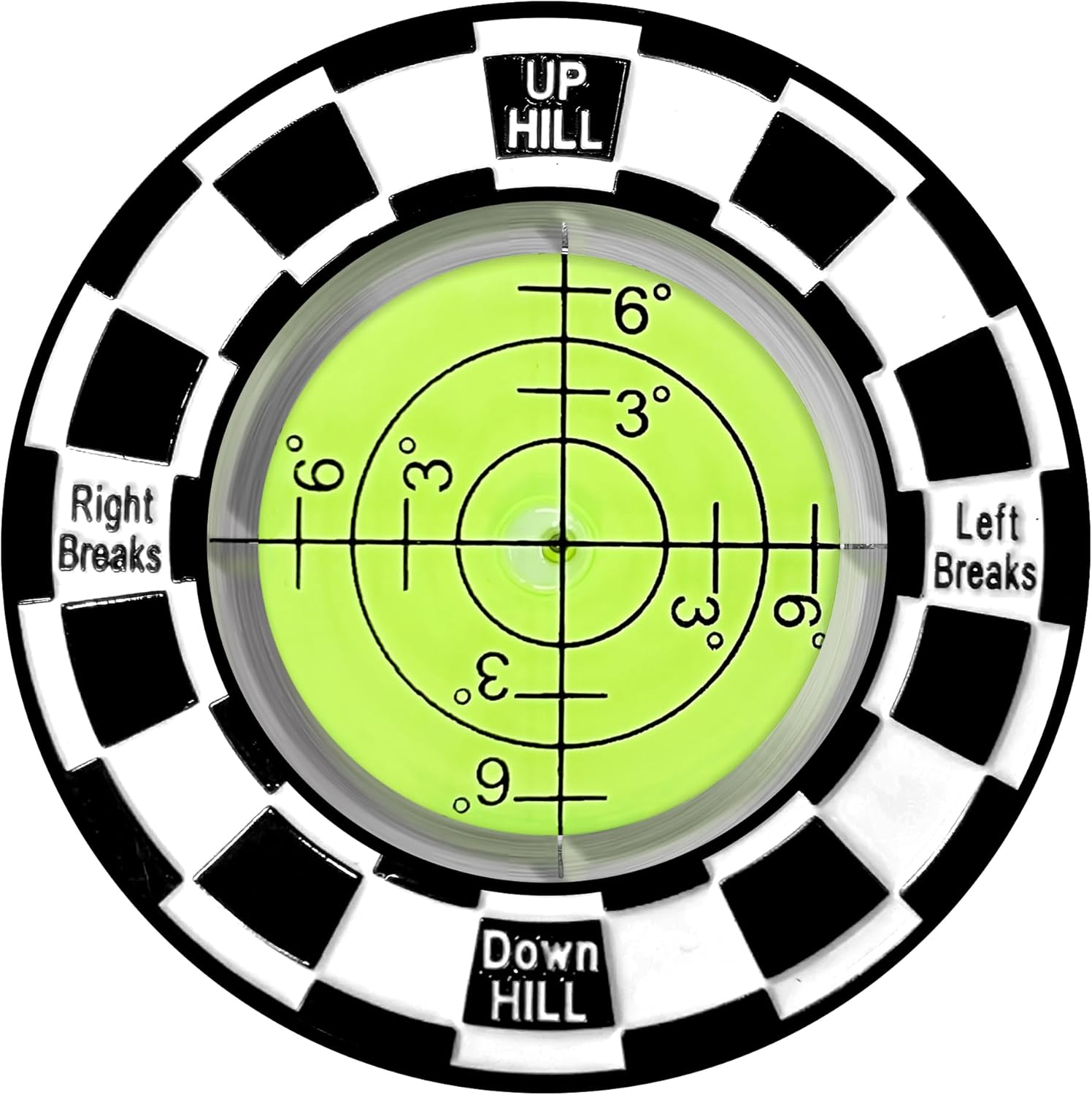 Abmitlo ProGreen Golf Ball Markers Precision Reading Aid