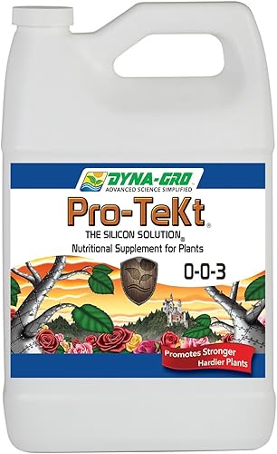 Dyna-Gro TEK-100 1 gal Pro-Tekt 0-0-3 Suplemento de silicio, 1 galón, blanco