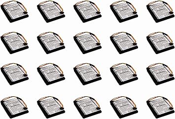 (20 Pack) XSP Battery for Tomtom 1EK0.052.02 4EK0.001.02 Go 50 Go 500 GO 600 One 140 One 140S One 140S US PN 6027A0089521 AHA11110005 FMB0932008731 P2 VF65 VF6D VF6S