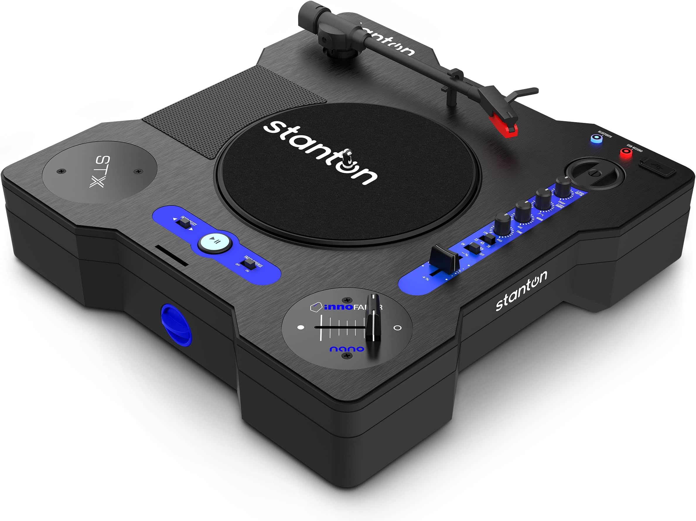 StantonSTX Portable Scratch Turntable with Mini Innofader Nano Crossfader