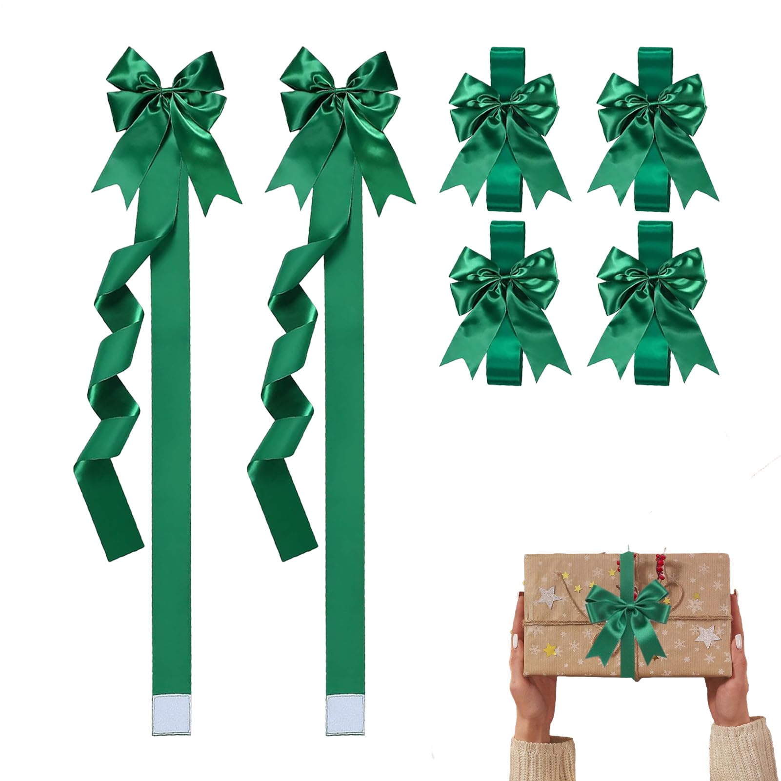 Cintas navideñas para gabinetes de cocina y puertas en celebraciones familiares de invierno