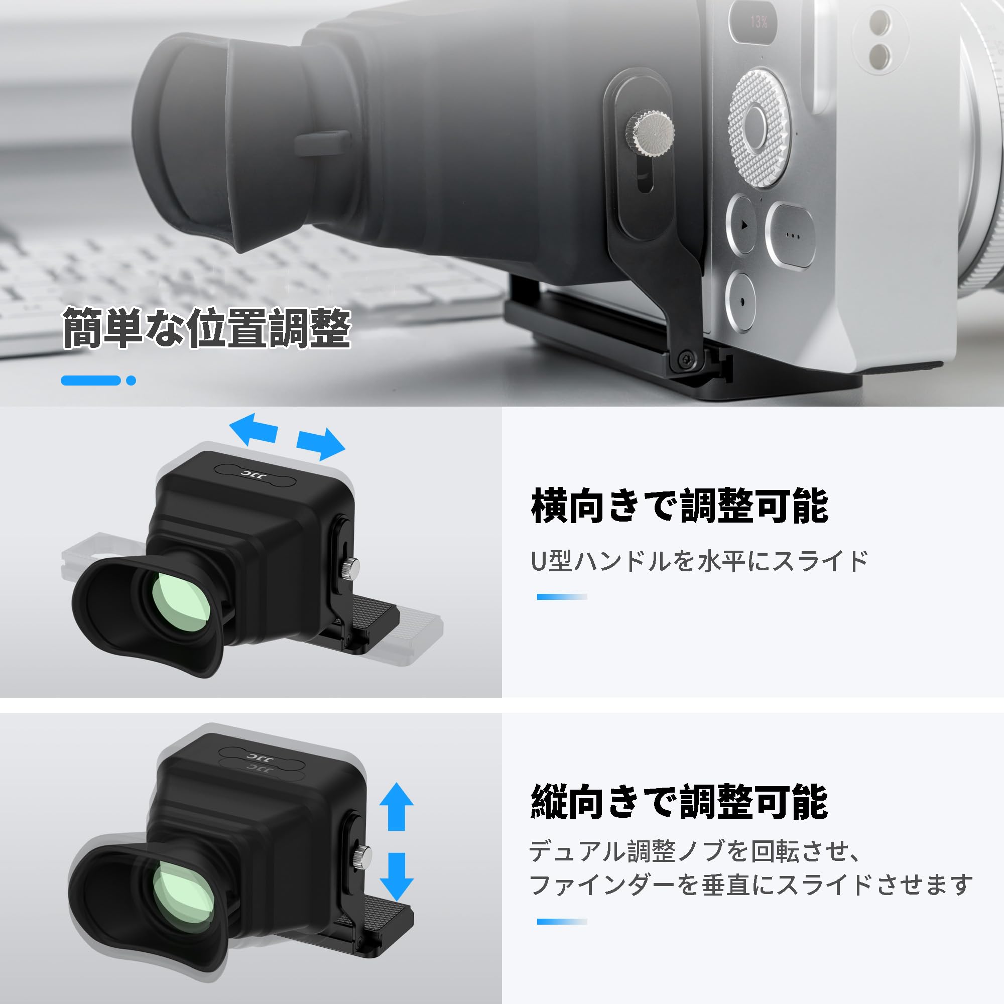 Amazon | JJC LCD ビューファインダー 3.0X LCDスクリーン拡大 シグマ