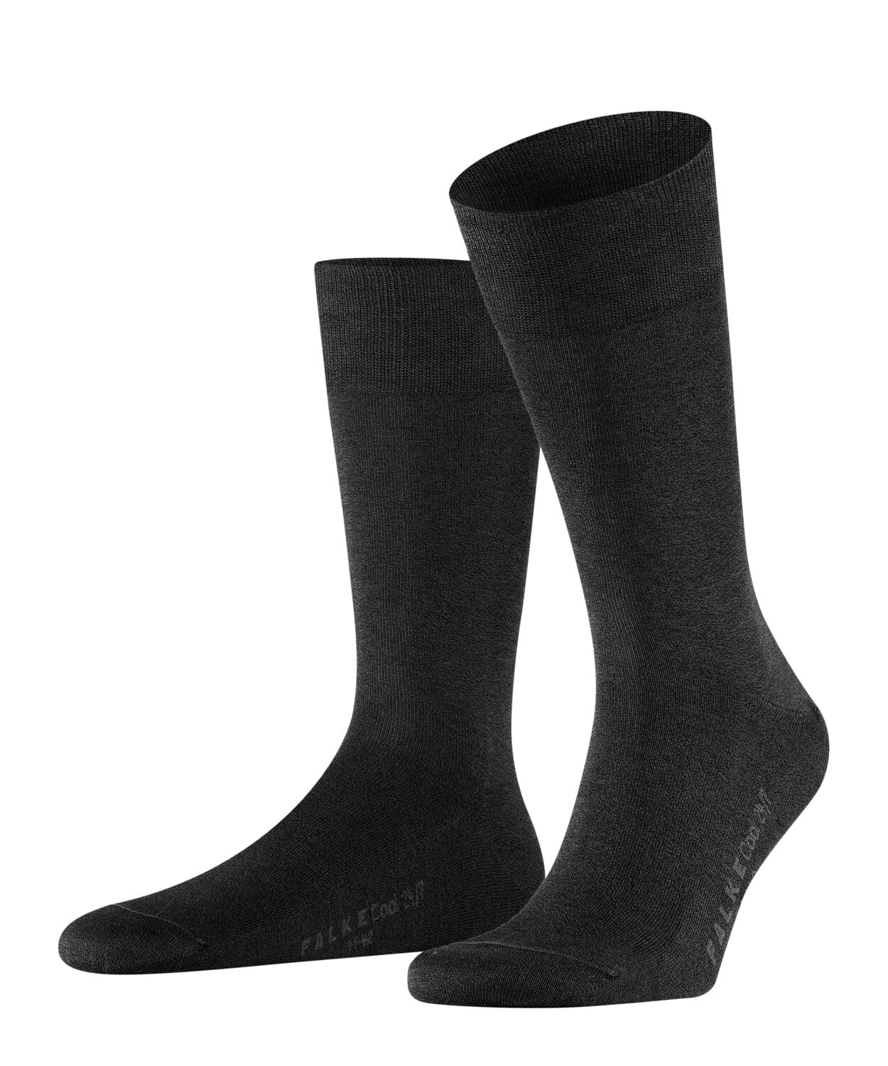 Falke Men's Grey Anthracite Melange 3080 Cool 24/7 M Cotton Plain Socks, 8.5-9.5 Uk