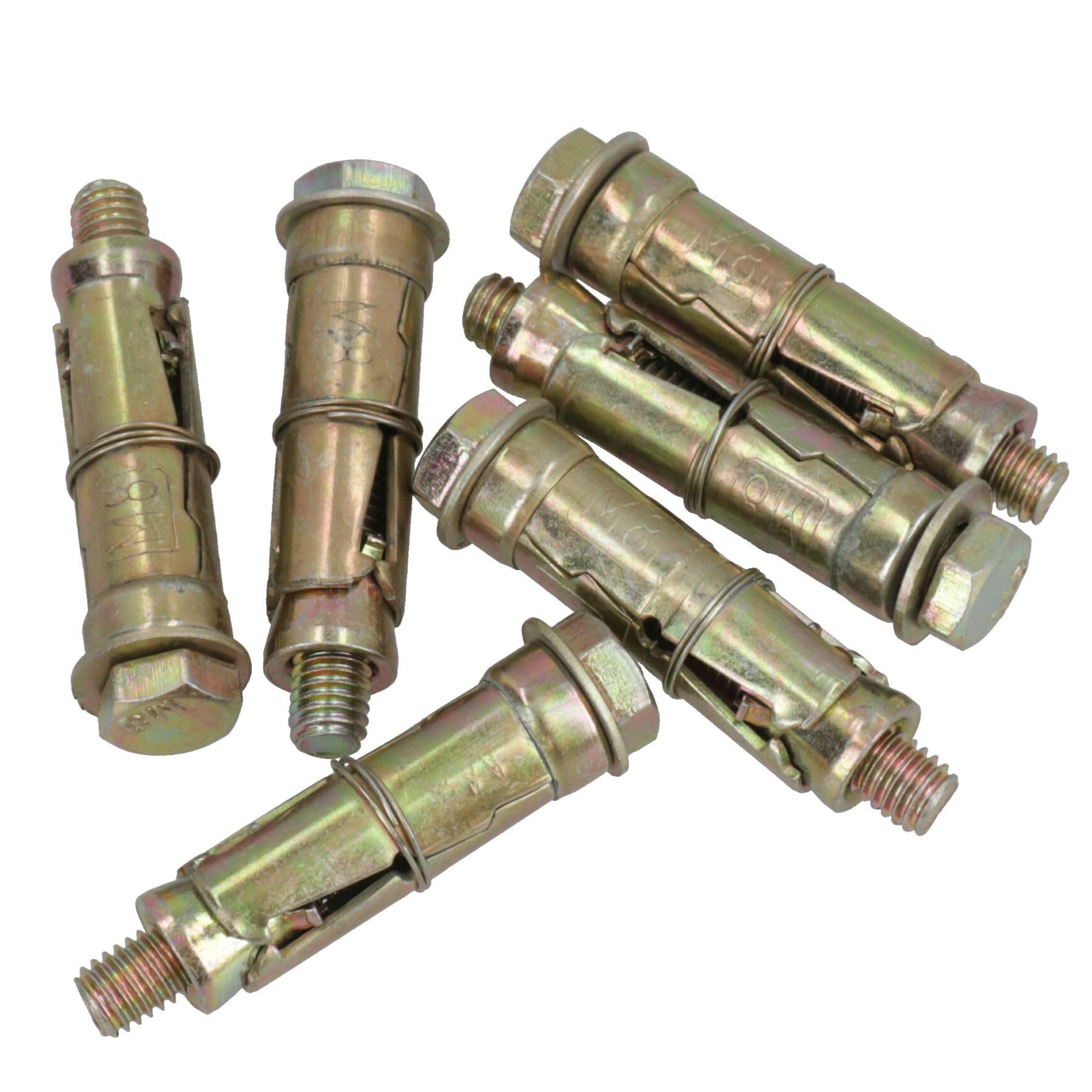 M8 Bullone Testa Esagonale Nuovo Originale Fulmine Muratura Cemento - Foto 6