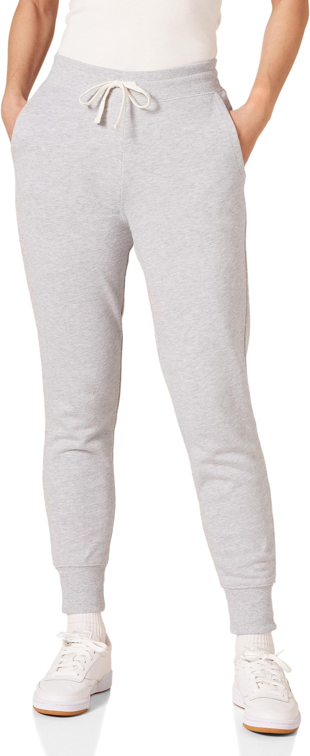 Amazon Essentials Women's Fleece Cuffed Jogging Bottoms (Available in Plus Size)