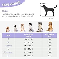 Vista 5 de LE SURE Cute Dog Beds Medium Size Dog-Thick Shredded Chopped Foam Pet Bed as Gift for Indoor with Removable Washable Cover, Modern Fuzzy Plush &