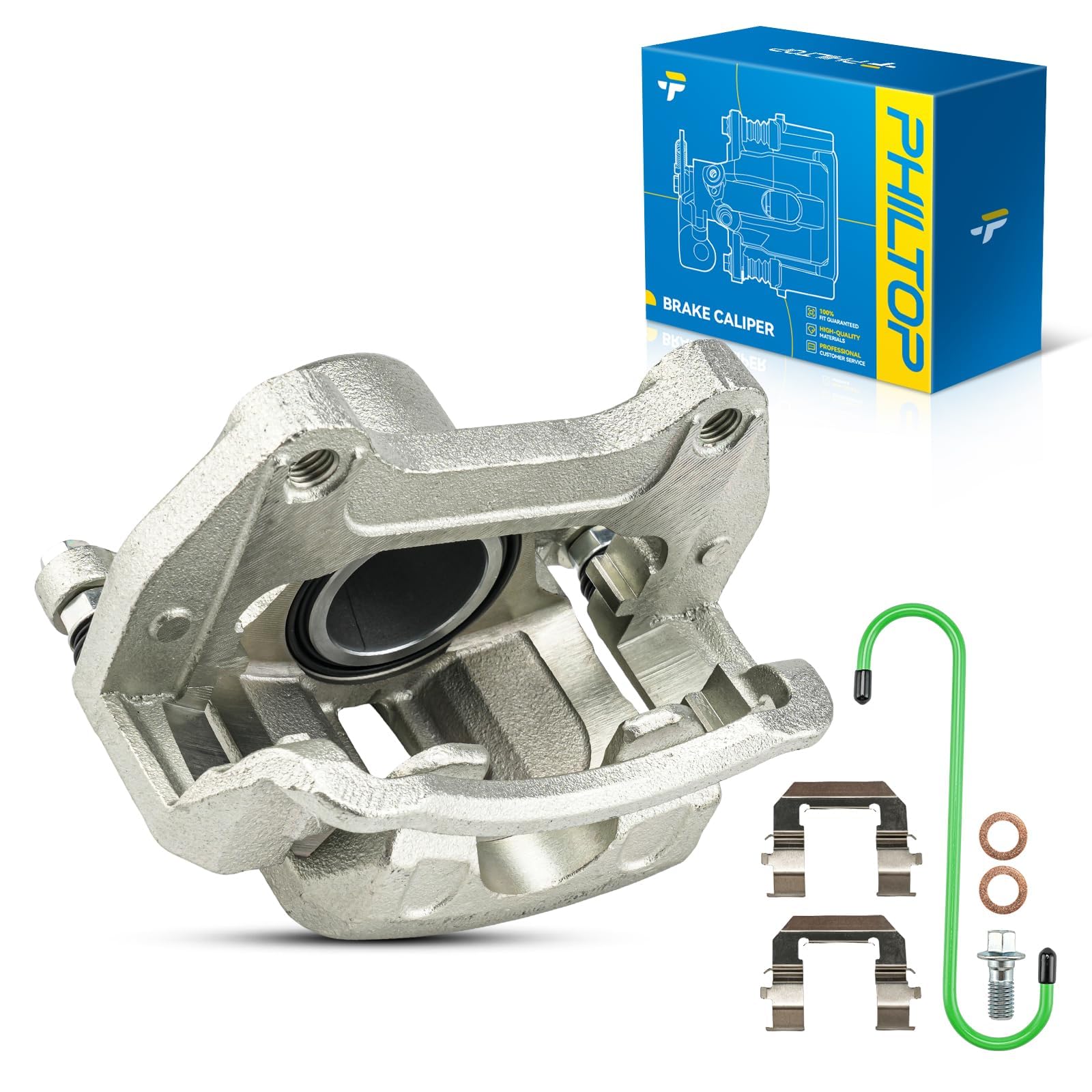 PHILTOP Brake Caliper Front Left Fit for 2010-2017 Chevrolet Equinox