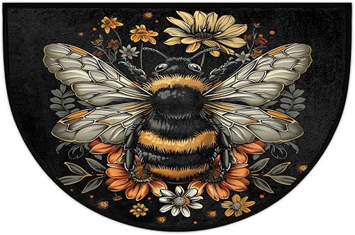 Miniatura 47 de Pardick Money - Tapete semicircular de billete de 100 dólares, antideslizante, duradero, lavable, para sala de estar, dormitorio