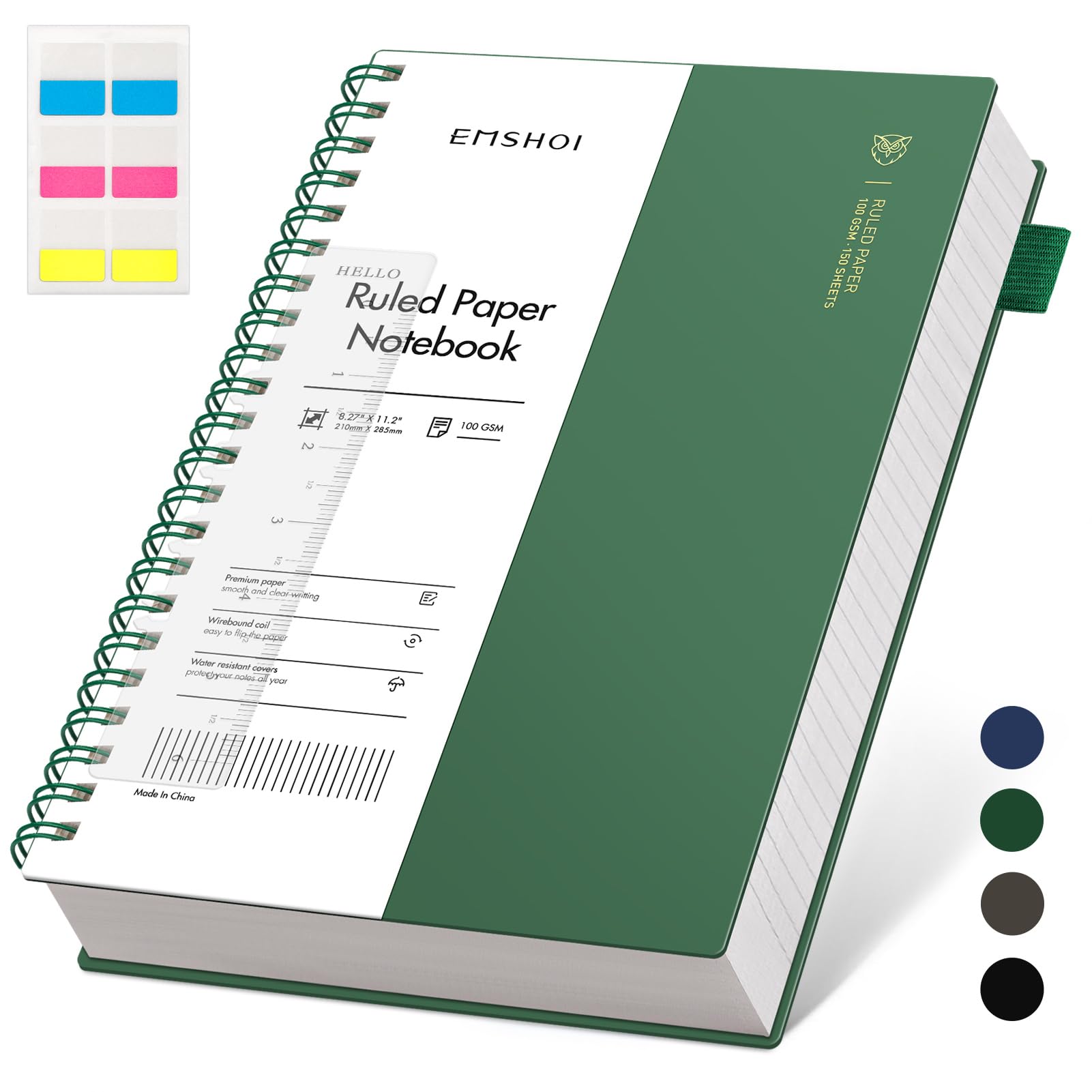 Large A4 Lined Notebook 300 Pages Thick Journal