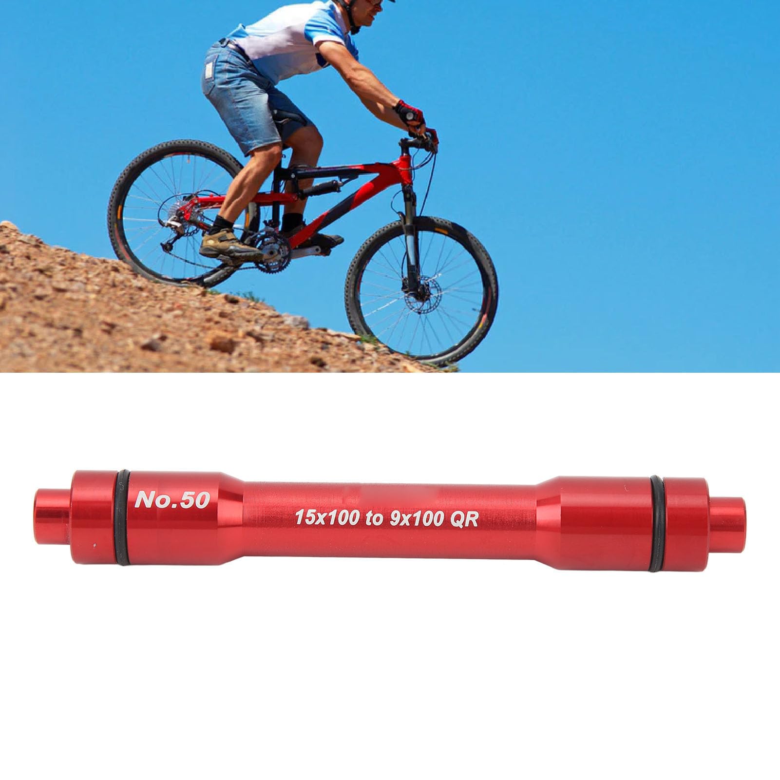 Adaptateur De Moyeu En Alliage D'aluminium Pour Vélo De Montagne Et De Route (15 X 100 à 12 X 100