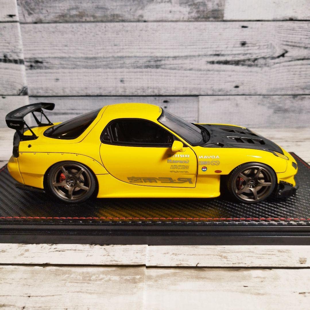 Amazon | 激 イグニッションモデル 118 RE雨宮RX-7 FD3S イエロー