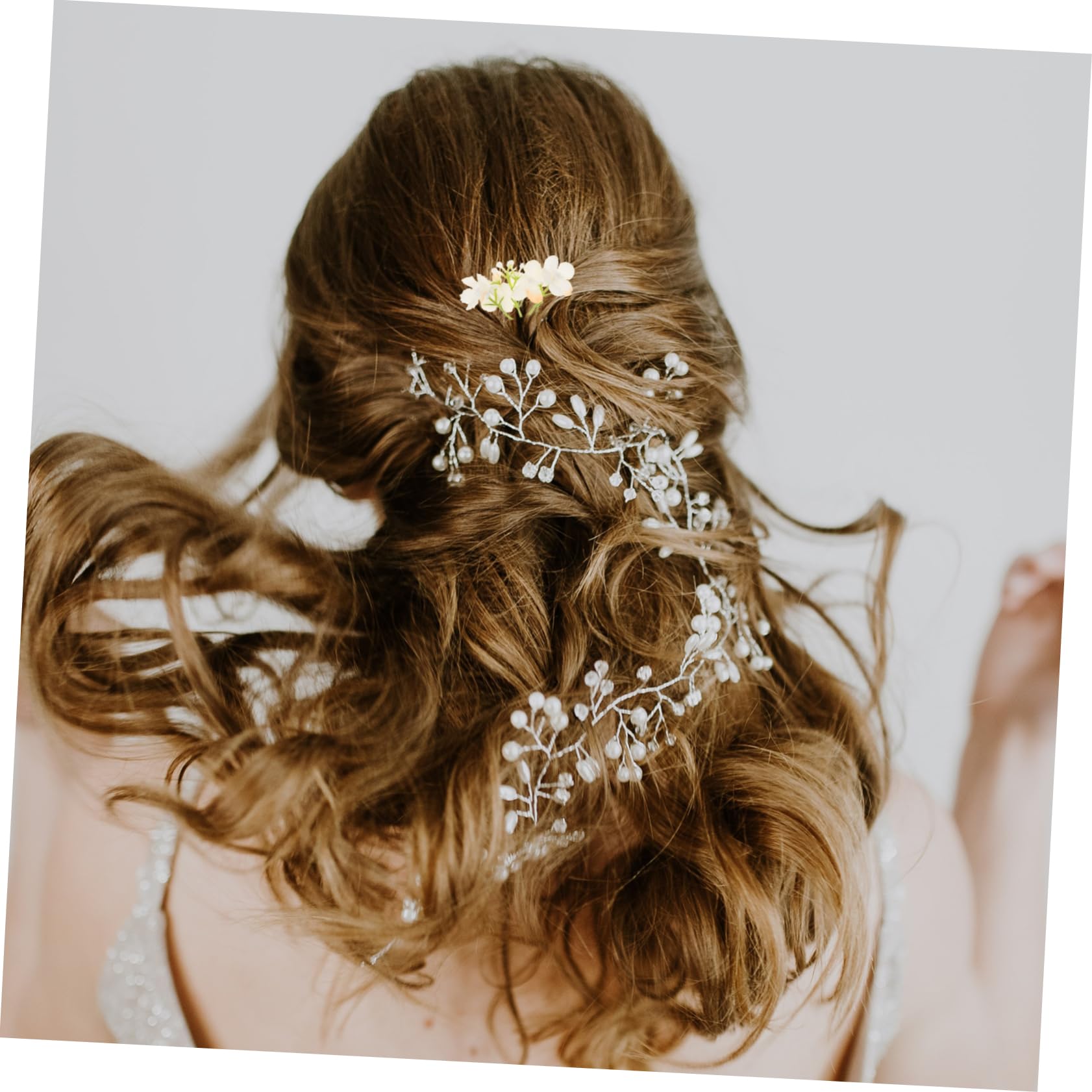 ERINGOGO Artificial Hydrangea Flower Picks 20pcs Set Silk Wedding Flowers Fake Hydrangeas for Decor DIY Headpiece Accessory