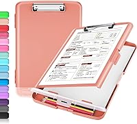 Vista 27 de Sooez - Sujetapapeles de documentos clínicos con almacenamiento, sujetapapeles de plástico resistente, de alta capacidad, con soporte para bolígrafo