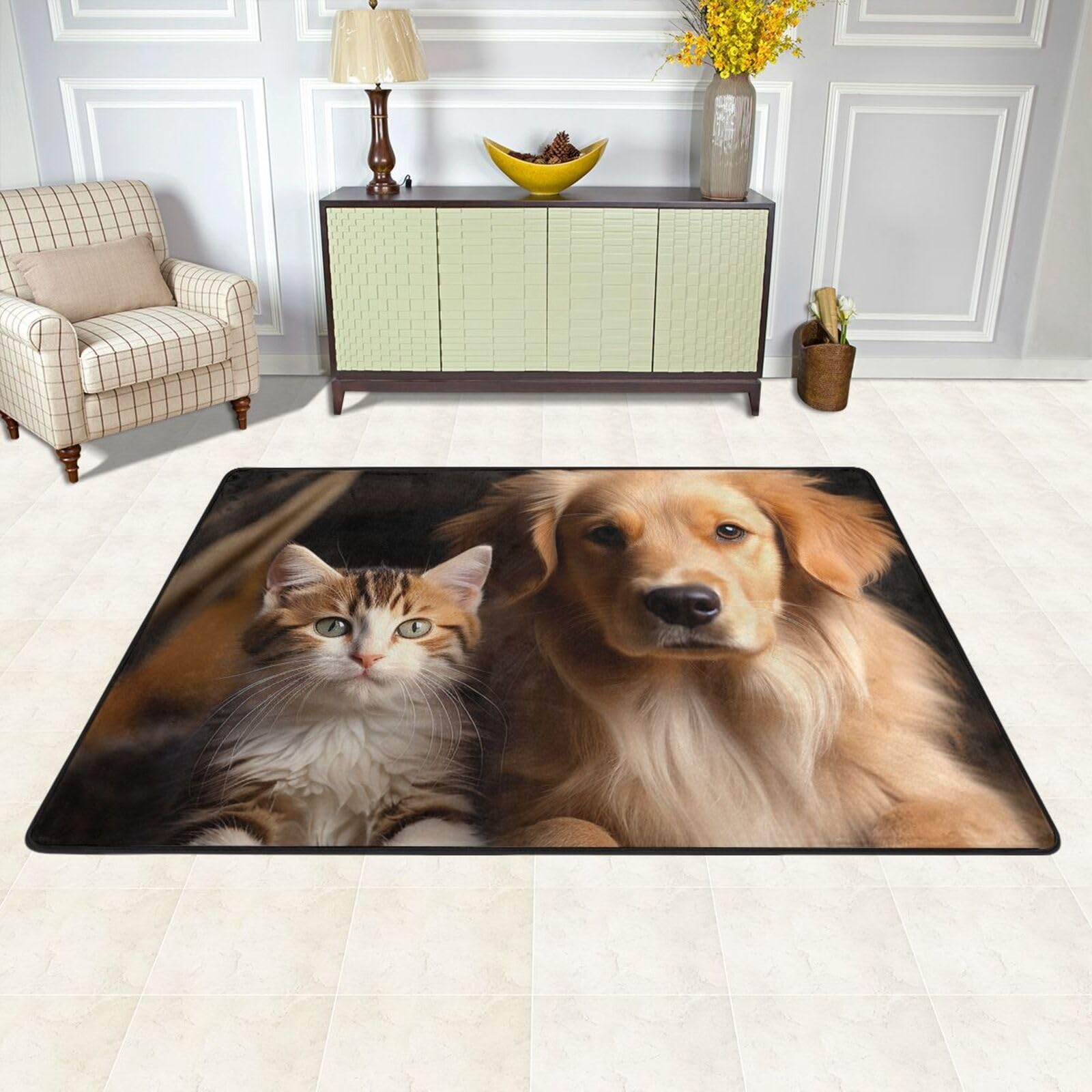 Tapis de sol antidérapant pour éviter les glissades et protéger les parquets de l'eau