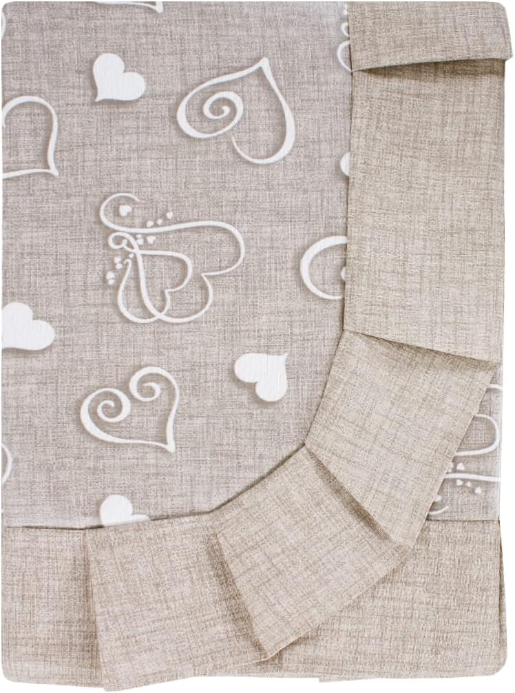 Tovaglia In PVC Trasparente 140x180 Cm - Proteggi Tavolo, Plastificata, Facile Da Pulire