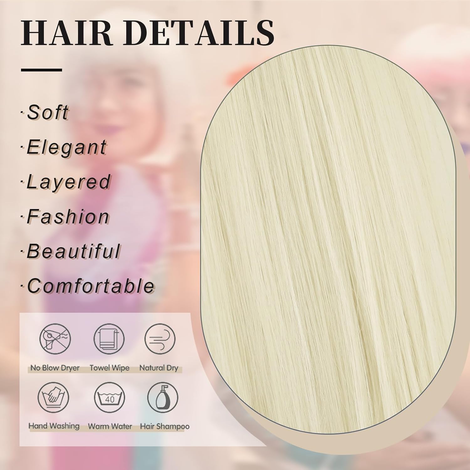 SUKRI Peluca rubia estilo Bob con flequillo, pelucas rubias platinadas para mujer, pelucas sintéticas resistentes al calor, uso diario, fiesta, Halloween (12 pulgadas)