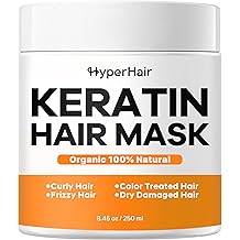 Collagen Hair Mask 250ml, Treatment Deep Repair Conditioning, Natural Deep Conditioner Hydrating Masque, Argan Oil Collagen Hair Mask Essence for Dry Damaged Hair All Hair Types