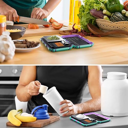 Miniatura 6 de AMIR - Mini báscula digital (actualizada), báscula de bolsillo de 7.05 oz0.00 oz, peso de calibración de 1.76 oz, báscula inteligente electrónica, 6