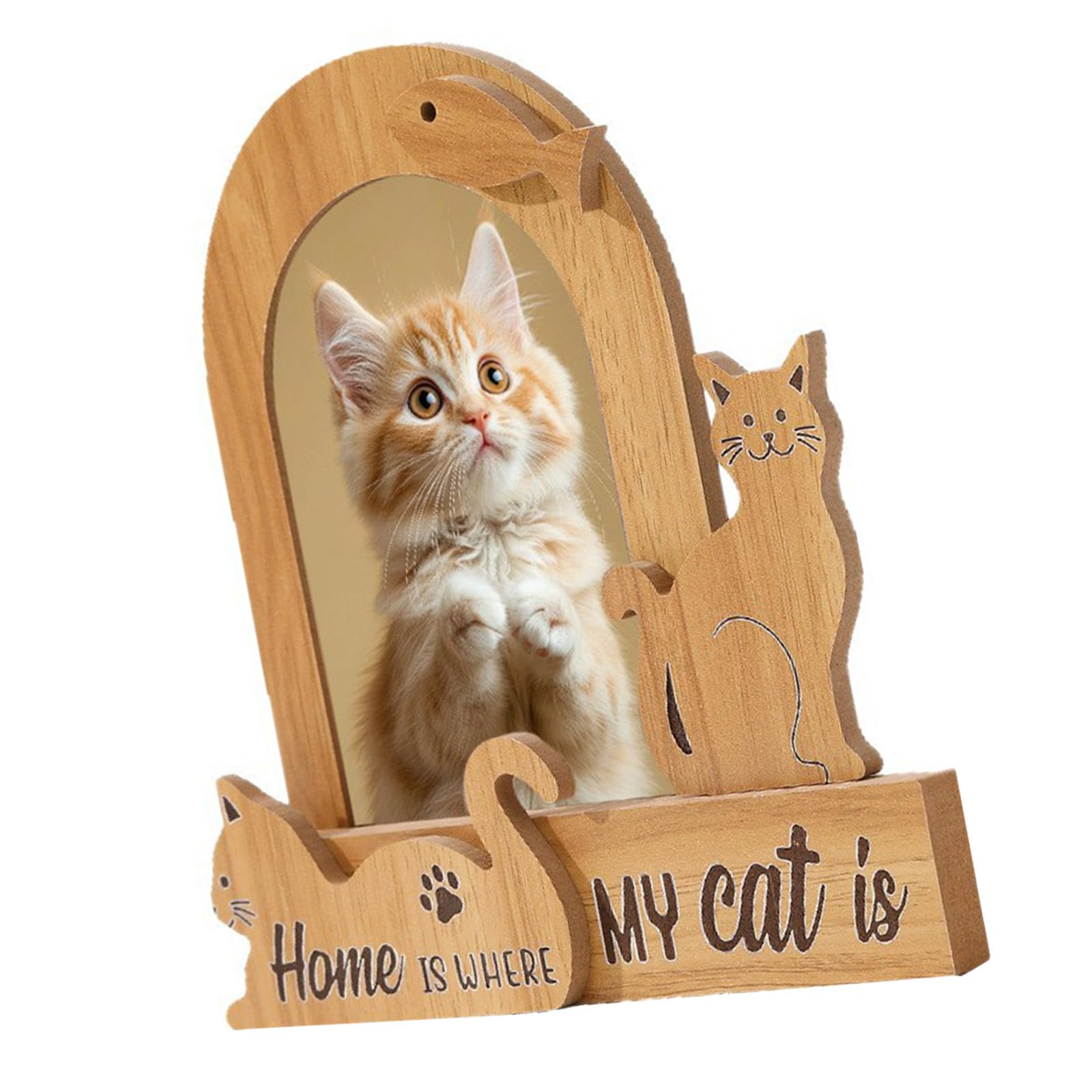 Limtula Handcrafted Wooden Pet Memorial Frame Showcasing Your Beloveds Cats and Dogs Photos Decors Loss Sympathy Gift Loss Sympathy Gift