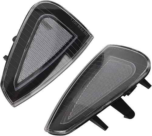 Miniatura 6 de Fydun 2 piezas de luz de giro delantero Asamblea cubierta de lámpara de marcador lateral 4806218AD para LX 20062010 (blanco)