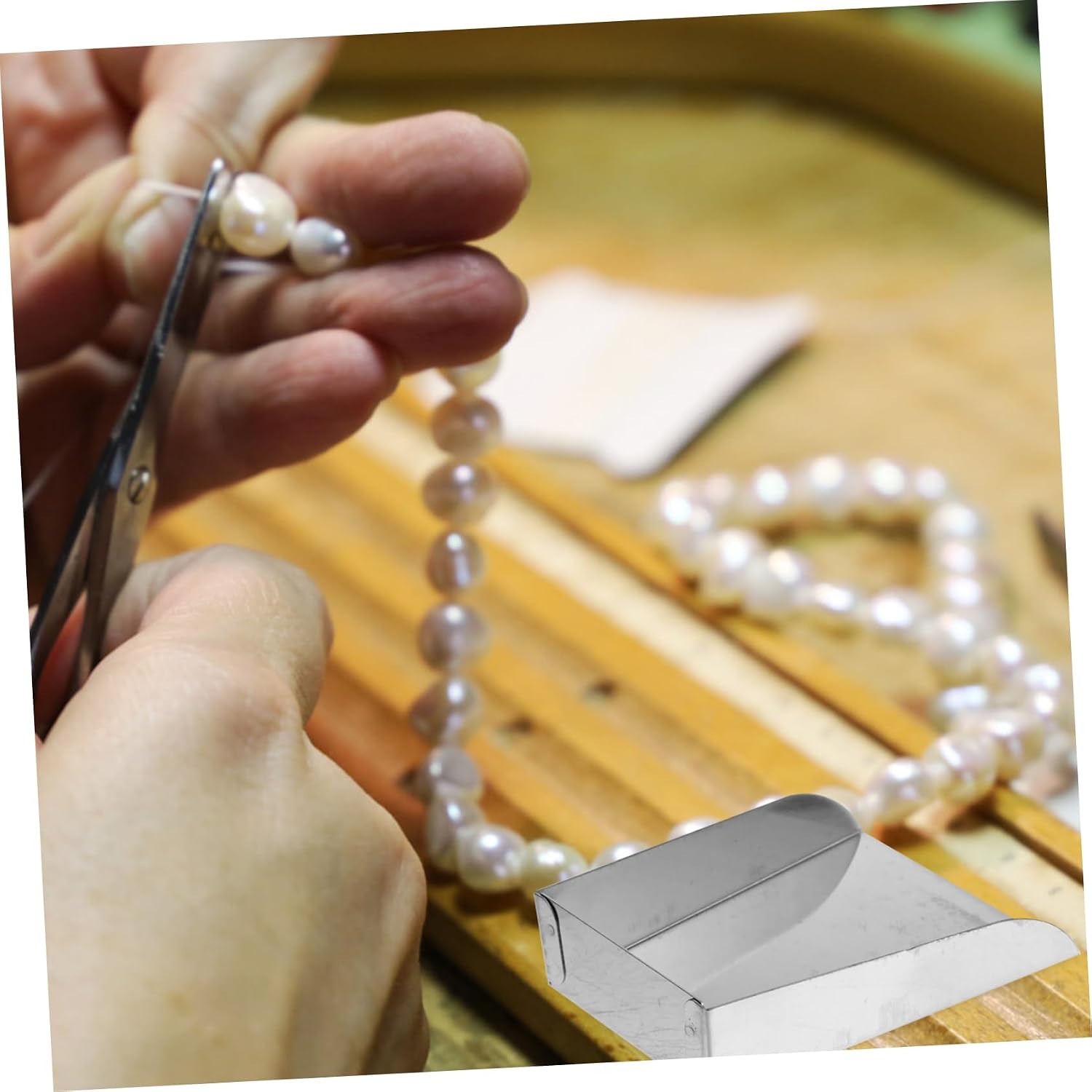 SOLUSTRE 5sets 2pcs Jewelry Shovel Bead Storage Tools for DIY Accessories for Scooping Loose Beads and Gemstones Portable and Design 2pcs*5