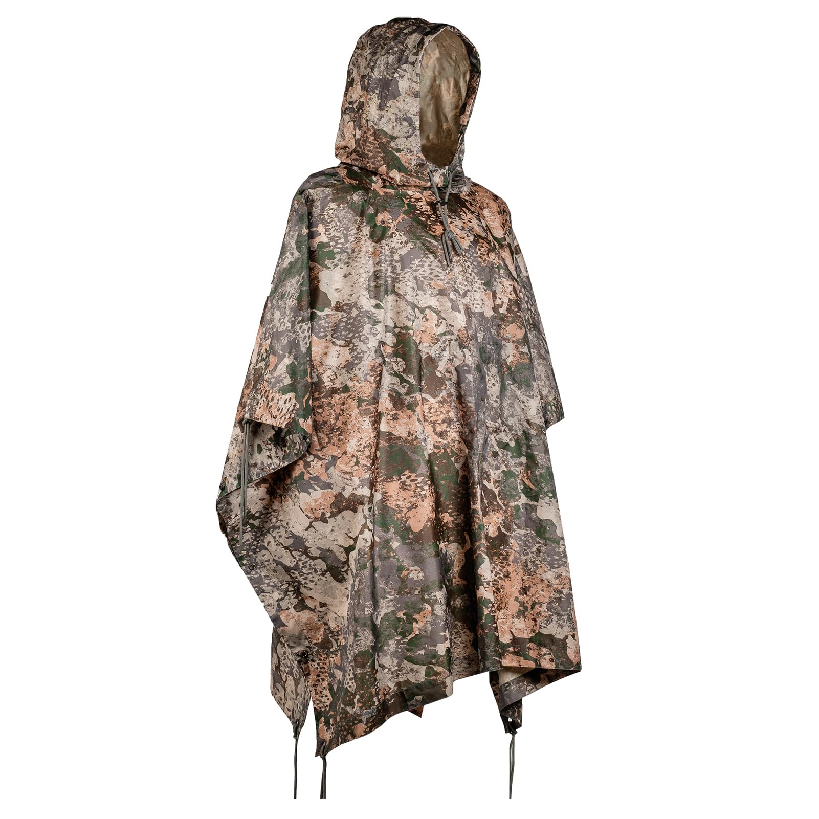 Mil-Tec Poncho Ripstop Waterproof Cloak Hood Hiking Camping WASP I Z1B