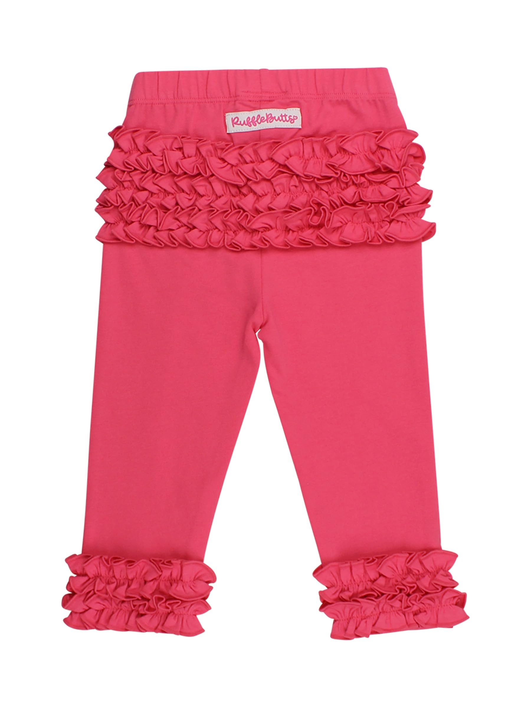 RuffleButts Baby/Toddler Girls Ruffle Leggings - Ankle Leggings