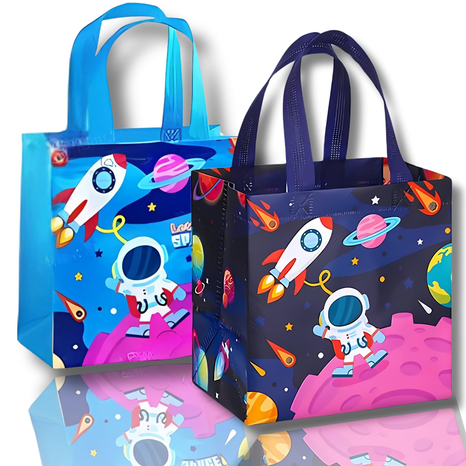 IncyWincy Astronaut Bags for Return Gifts (2 Pcs), Non-Woven Space theme Goodie Bags, Multi-Purpose Reusable Carry Bag, Birthday Treat Bags (30cmX22cmX9cm) (B0D6BMW6X5) Amazon Price History, Amazon Price Tracker