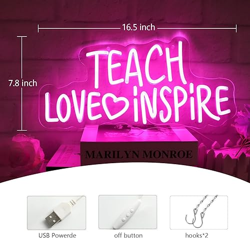 Miniatura 8 de JFLLamp Dream Big - Letreros de neón para decoración de pared, luces LED para dormitorio, adecuados para hombre, cueva, cerveza, bar, bar,