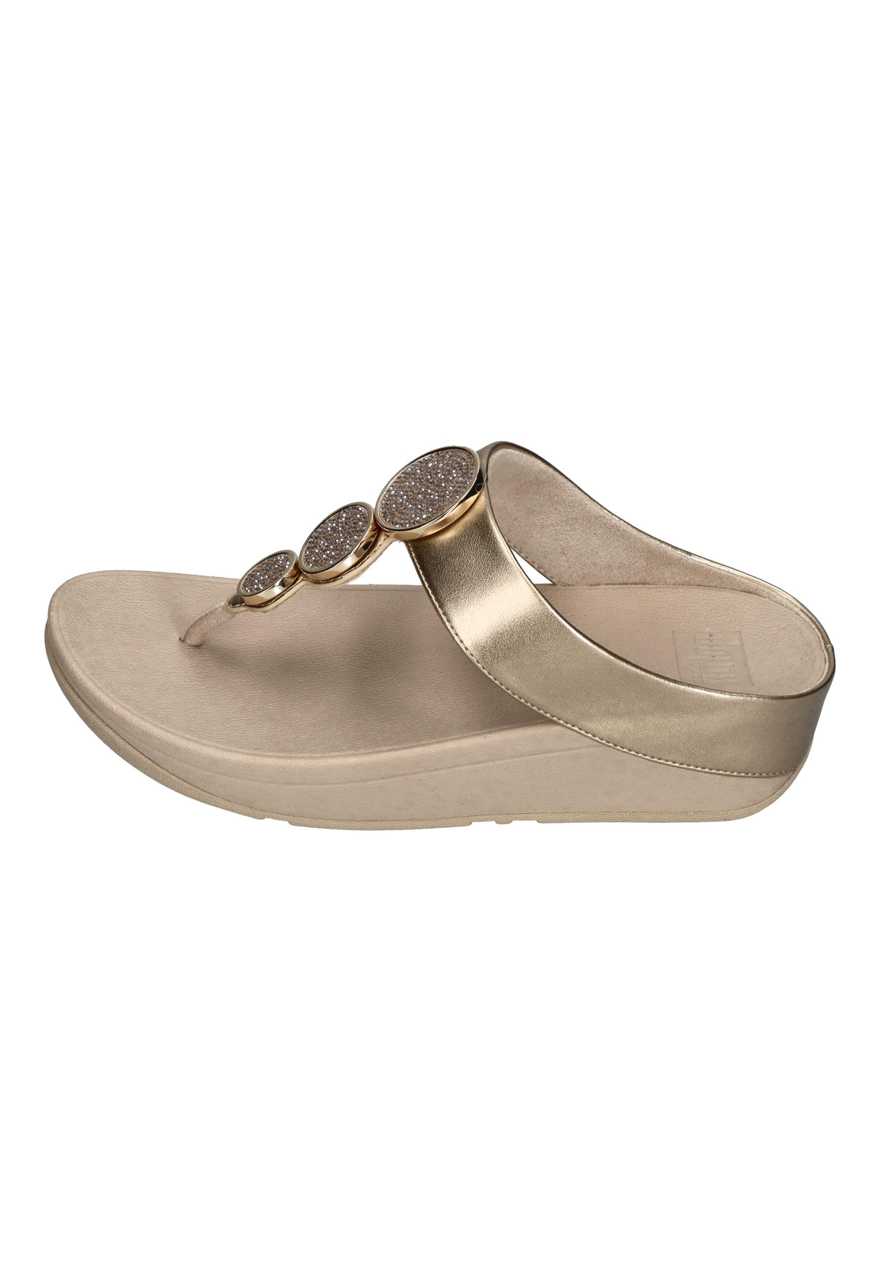 Fitflop Kobiety Halo Bead-circle Metallic Toe-post SandalsSandał