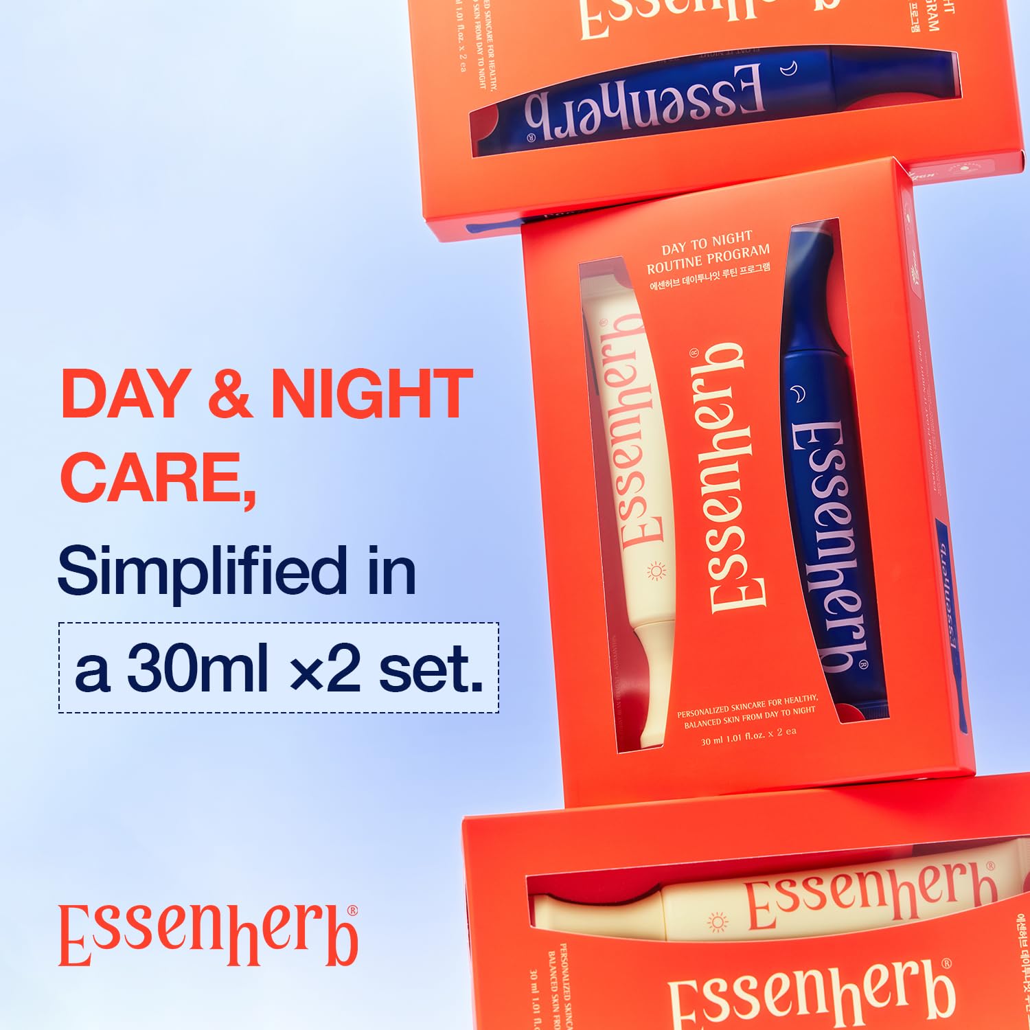 Day to Night Routine Program – 24H K Beauty Skincare Set with Bounce It Day Cream &... - Image 2