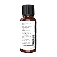 Vista 2 de NOW Aceites esenciales, aceite de ciprés, aroma equilibrante de aromaterapia, destilado al vapor, 100% puro, vegano, tapa resistente a los niños, 1