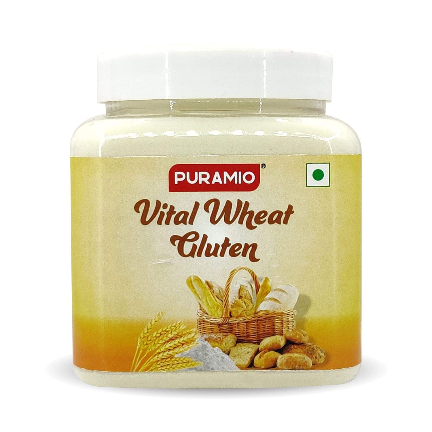 Puramio Vital Wheat Gluten, (600 gm)