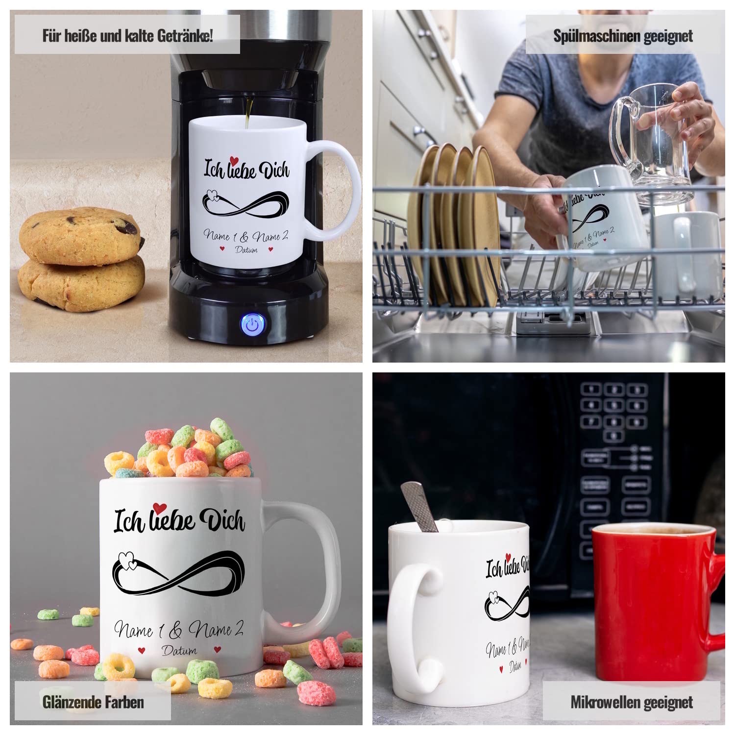 Liebestasse Mit Spruch 'Ich Liebe Dich Mehr! ENDE! Ich Hab Gewonnen!' – Kaffeetasse 330 Ml, Geschenk Für Paare