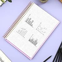 Vista 44 de Yoment Small Spiral Notebook,300 Pages Hardcover Spiral Notebooks,5.5”x 7.5”College Ruled Notebook,A5 Spiral Bound Journal,Hard Cover Notebooks for