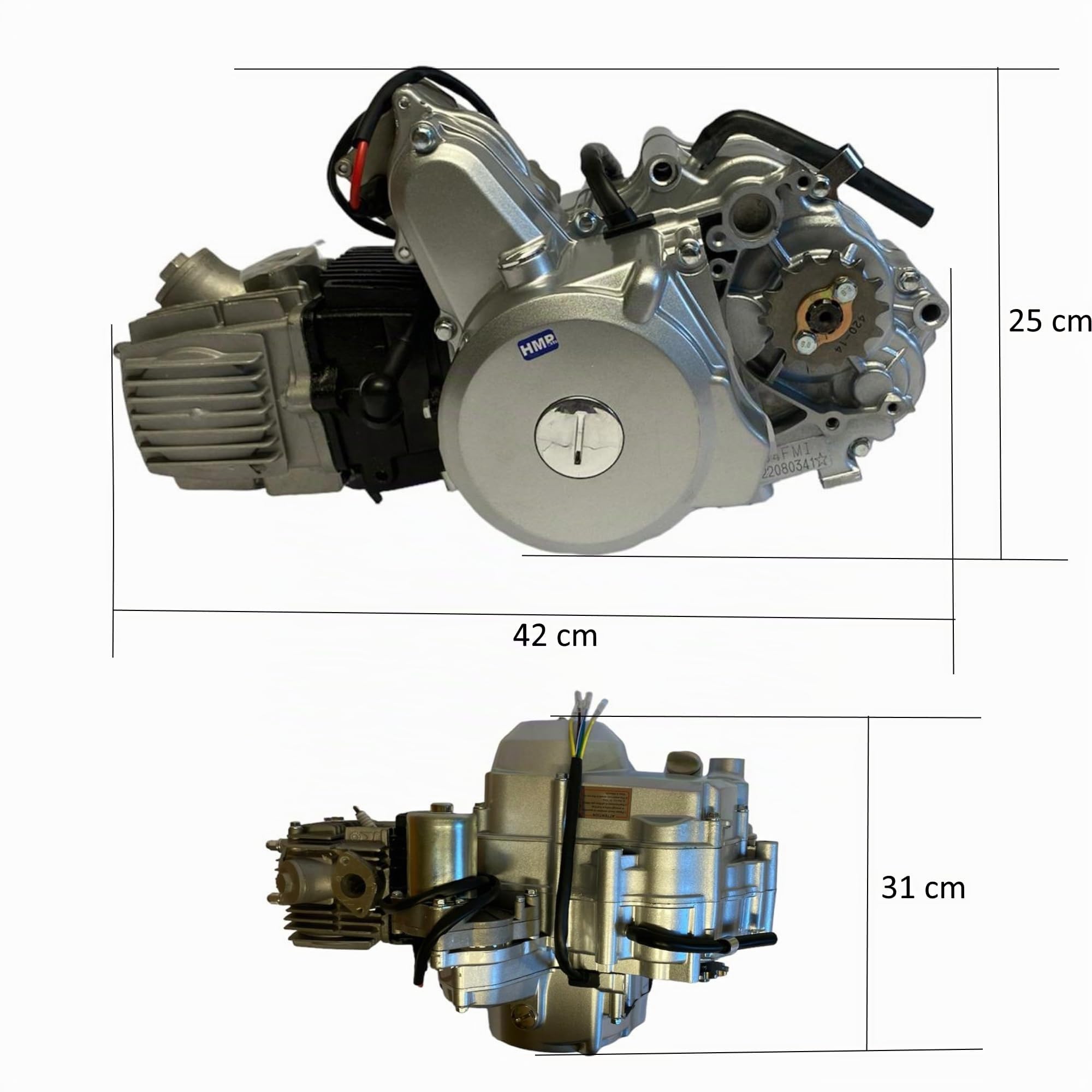 Moteur Kit 125 CCM Entièrement Automatique E-Démarreur Haut ATV Quad Quad Enfants