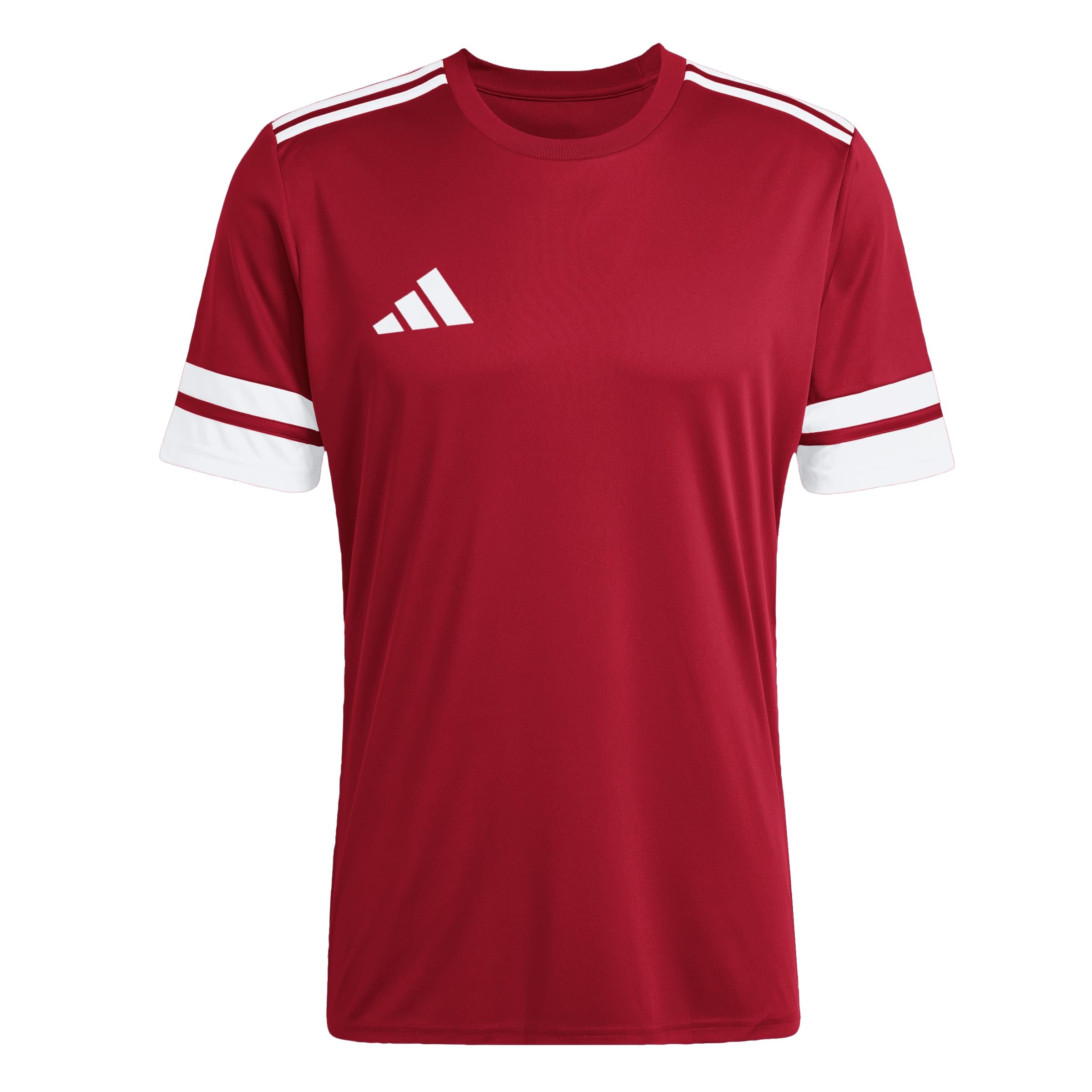 adidas Men's Squadra25 Jersey Short Sleeve Shirt, Team Power Red 2 / White, XXL