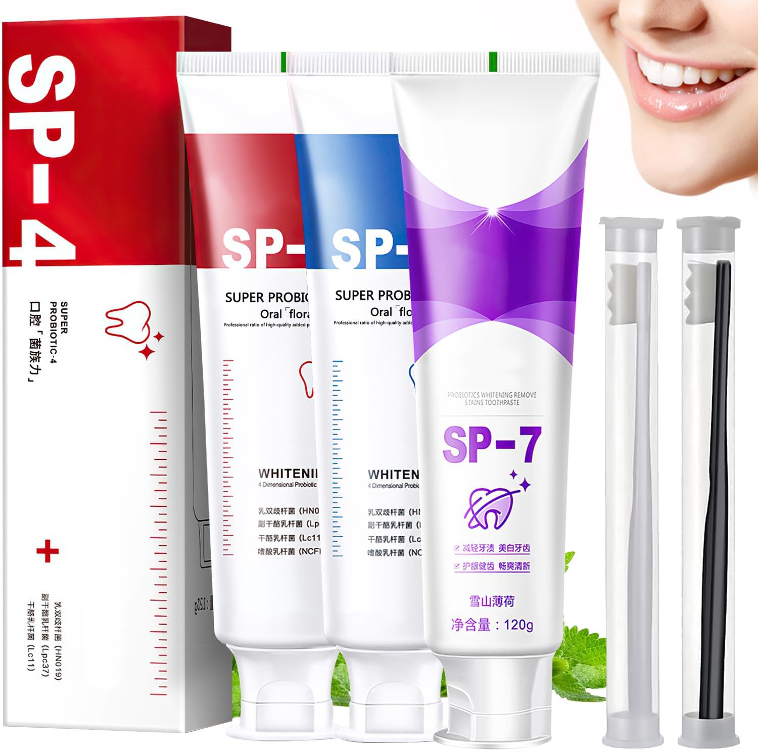 SP4 Toothpaste, SP4 Probiotic Toothpaste, Toothpaste Fresh Breath Toothpaste