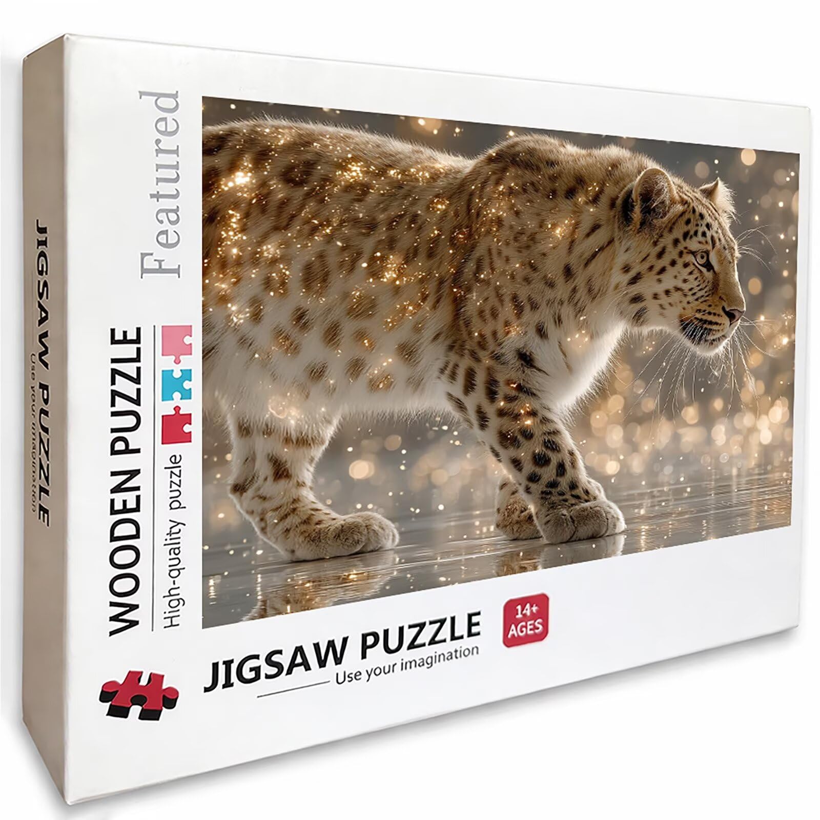 LéOpard Puzzle 2000 elementów dla dorosłych, drewniane puzzle 99 x 70 cm, gra edukacyjna dla dorosłych z wykwintnym pudełkiem do pakowania, kolekcja relaksująca gra, letnia dekoracja pokoju, (kotek) 7