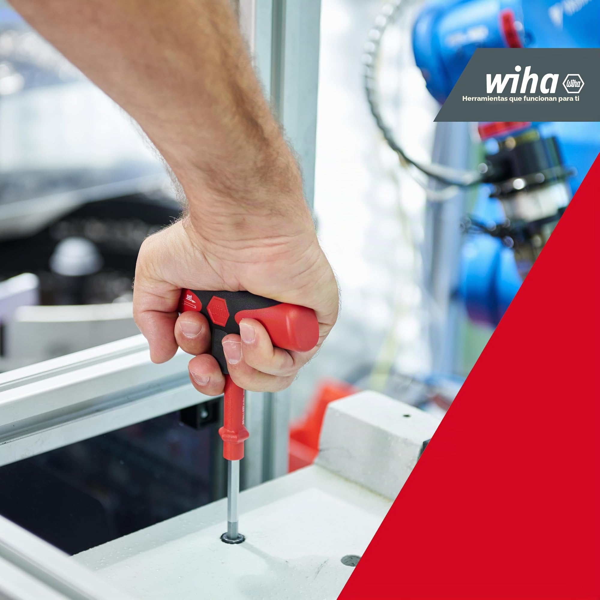 Wiha Destornillador dinamométrico con mngo en T TorqueVario®-S T 5-14 Nm con limitación del par de apriete de ajuste variable 5-14 (29233)