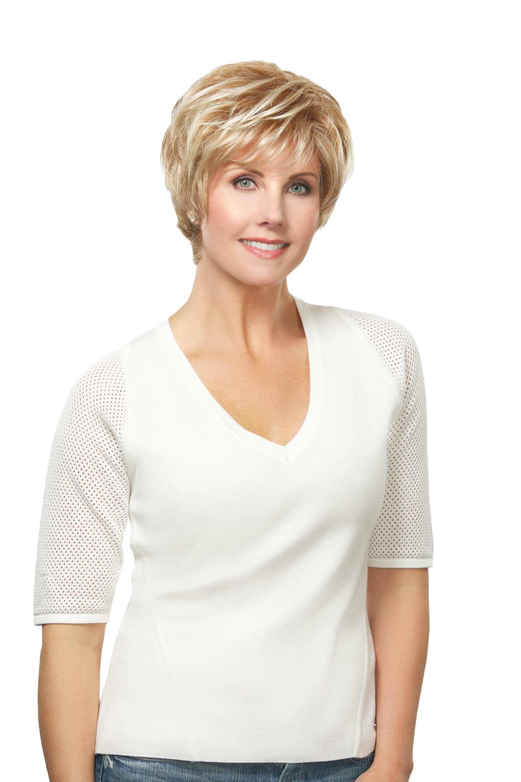 Henry Margu - Brie - Synthetic Lace Front Monofilament Hand Knotted Wig in 14H