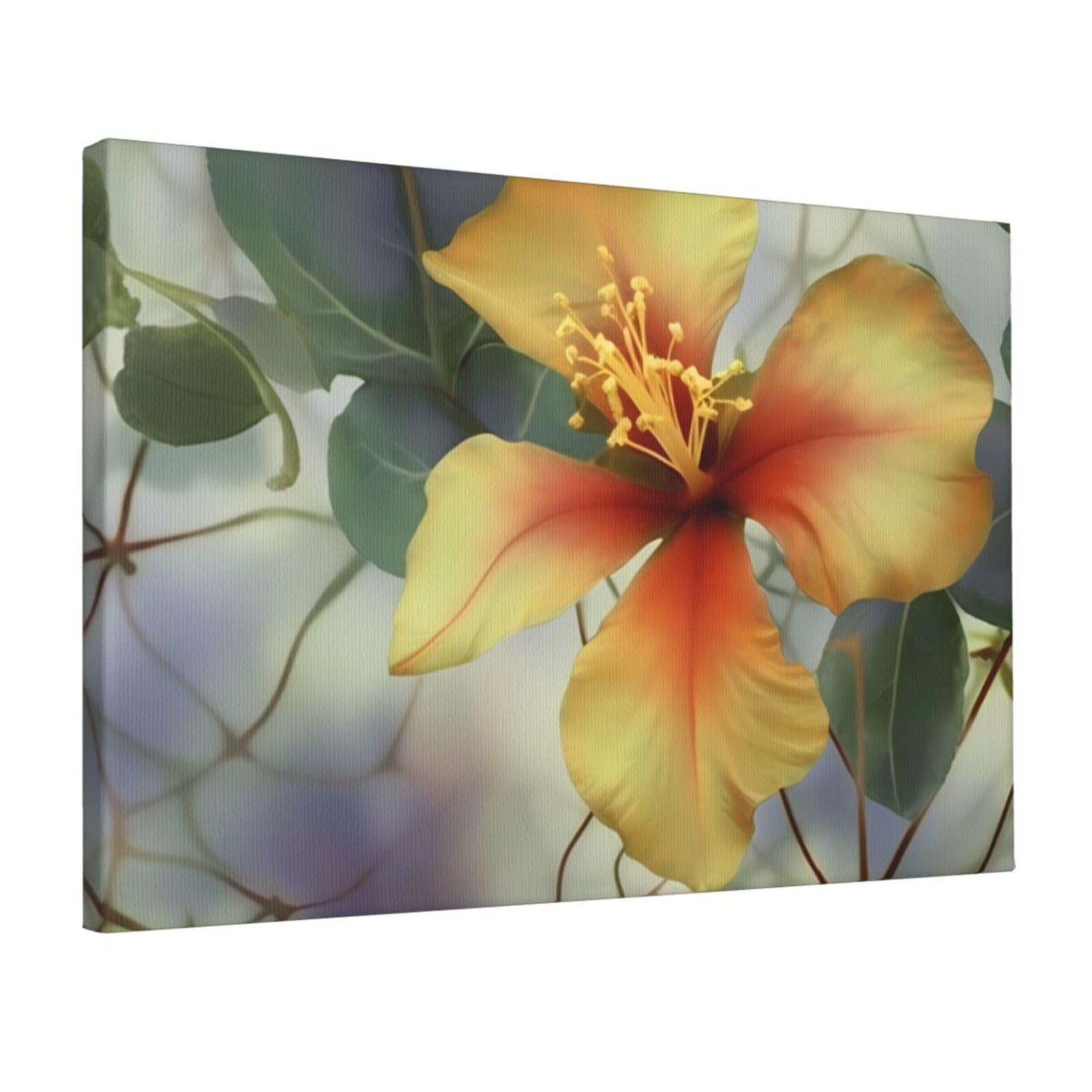 Impression toile feuilles eucalyptus vertes pour deco murale salon chambre 30x45cm - 8