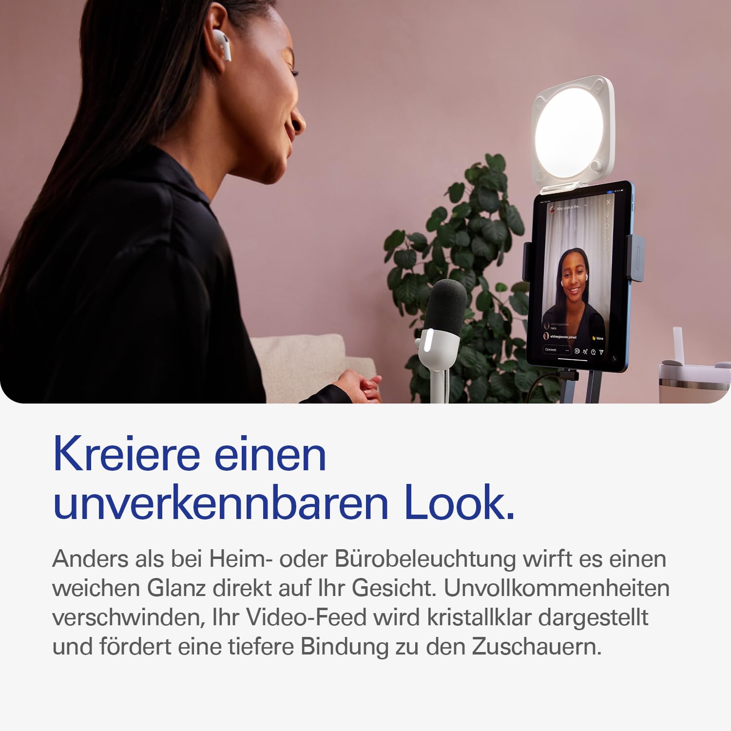 Elgato Key Light Neo mit Monitorhalterung, Studioleuchte