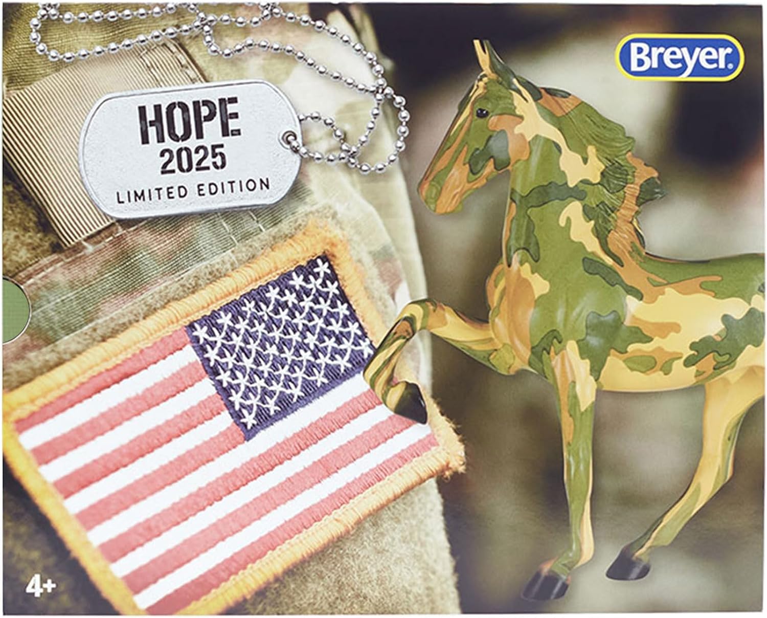 Breyer Freedom Series Honor | 2025 Hope Horse | Horse Figurine | 9" L x 7" H | Model #B-FS-10383