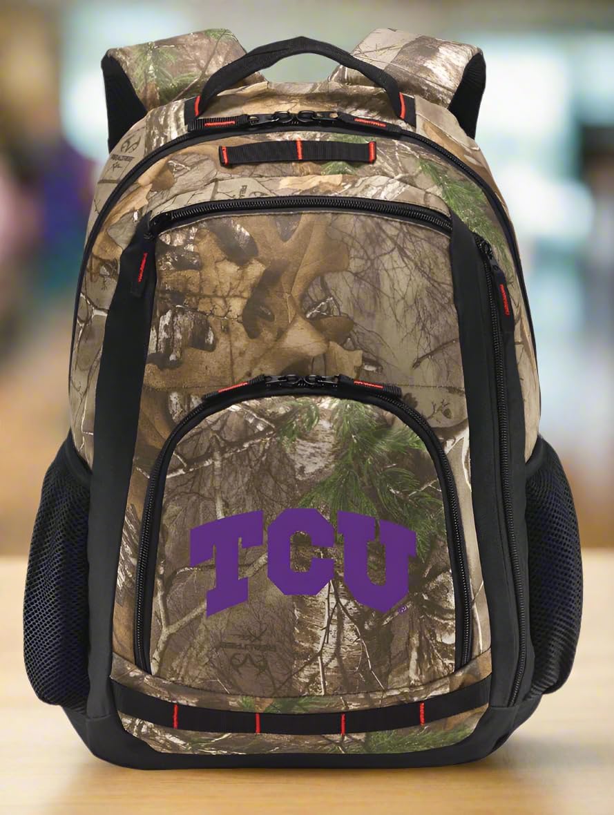 Broad Bay Texas Christian University Backpack TCU Camo Backpacks - Laptop Computer Section