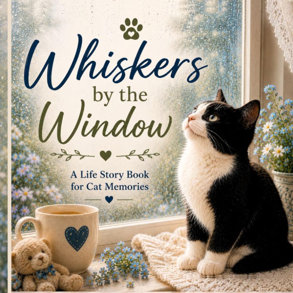 Whiskers by the Window: A Cozy Cat Life Story Book for Memories, Milestones & Quiet Little Moments