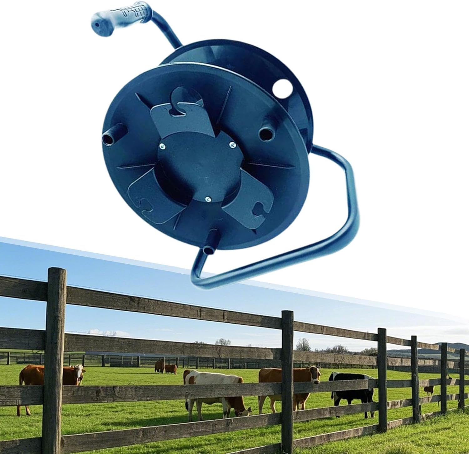 Cables Reel Extension Cord Storage Reel Winding Winch Heavy Duty Portable Rolling Line Dish Cables Organizing for Factory