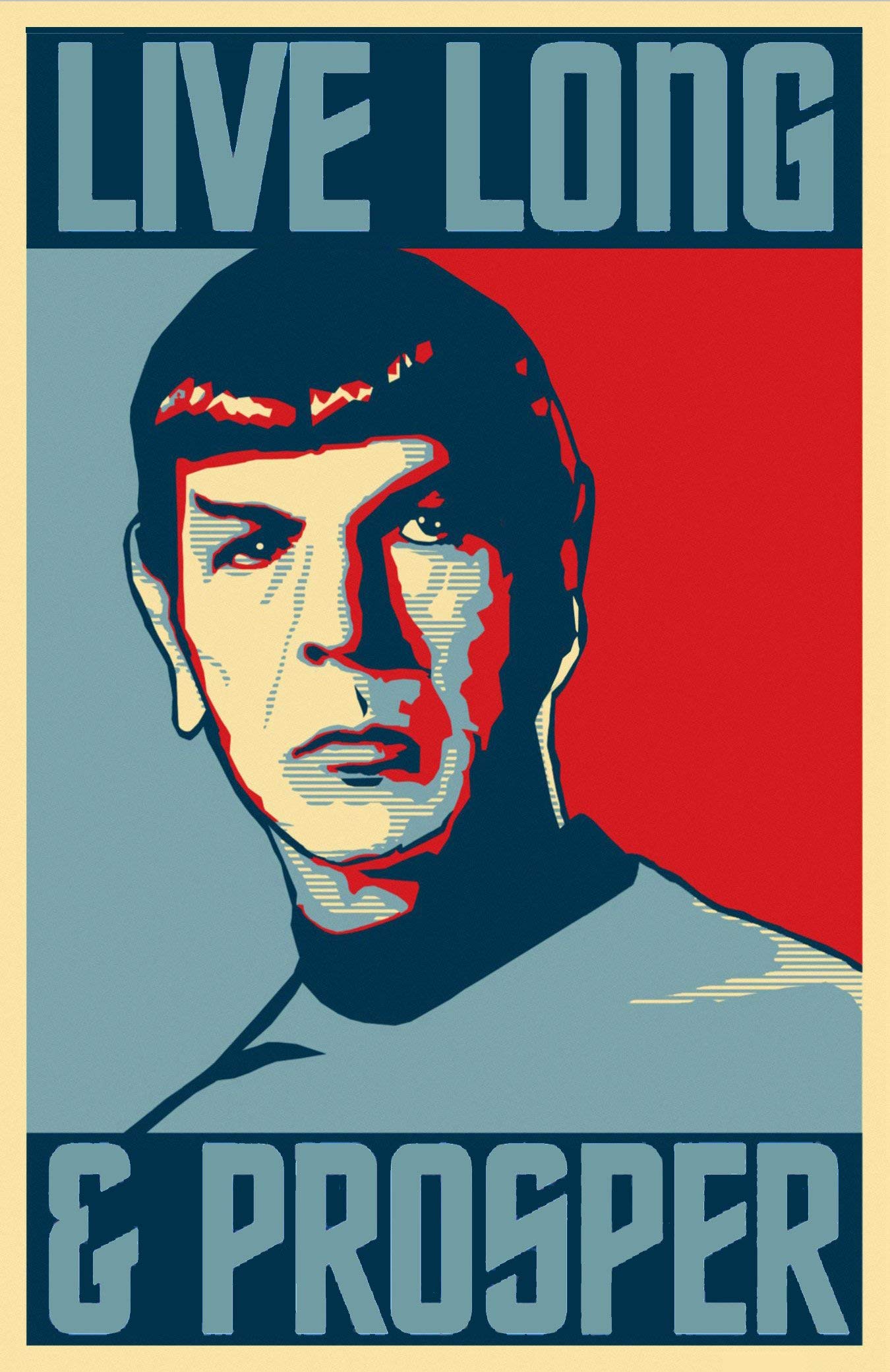 TallengeStar Trek - Spock - Live Long And Prosper - Hollywood Movie Poster Collection - Small Poster(Paper,12 x 17 inches, MultiColour)